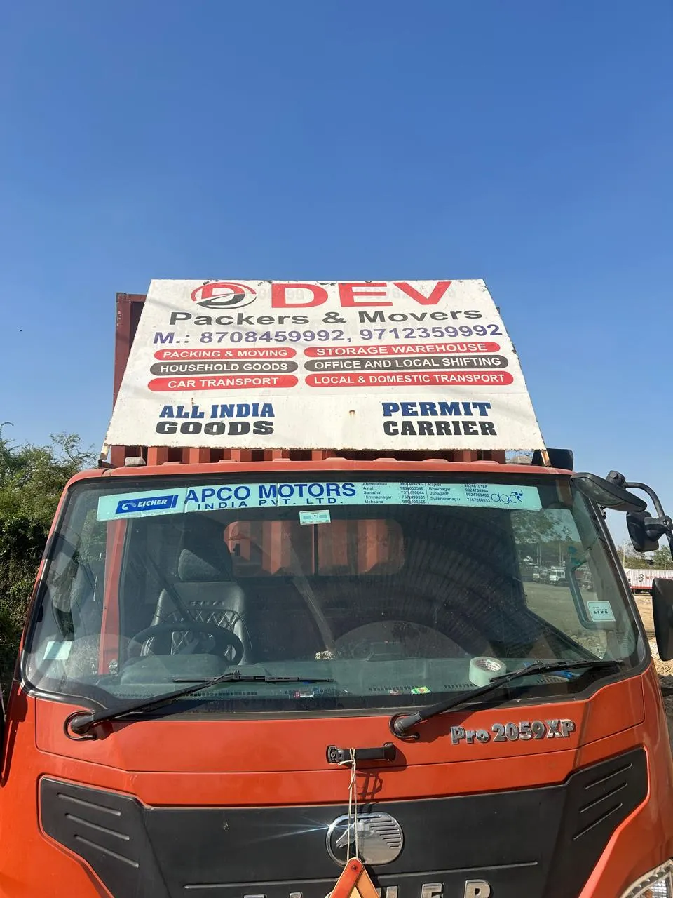 Domestic Relocation Service - Dev Packers and Movers
