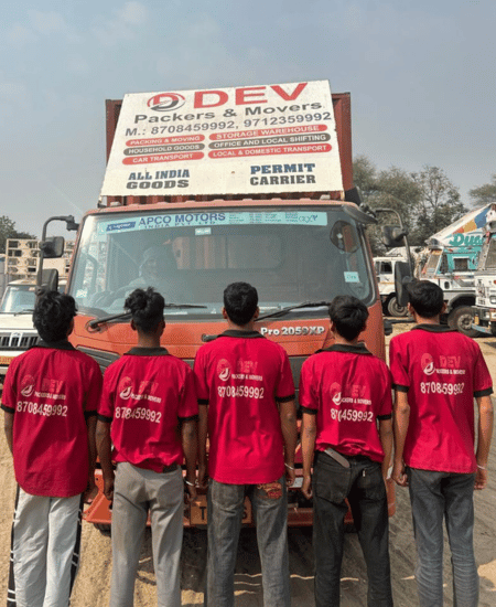 Dev Packers and Movers team in Ahmedabad
