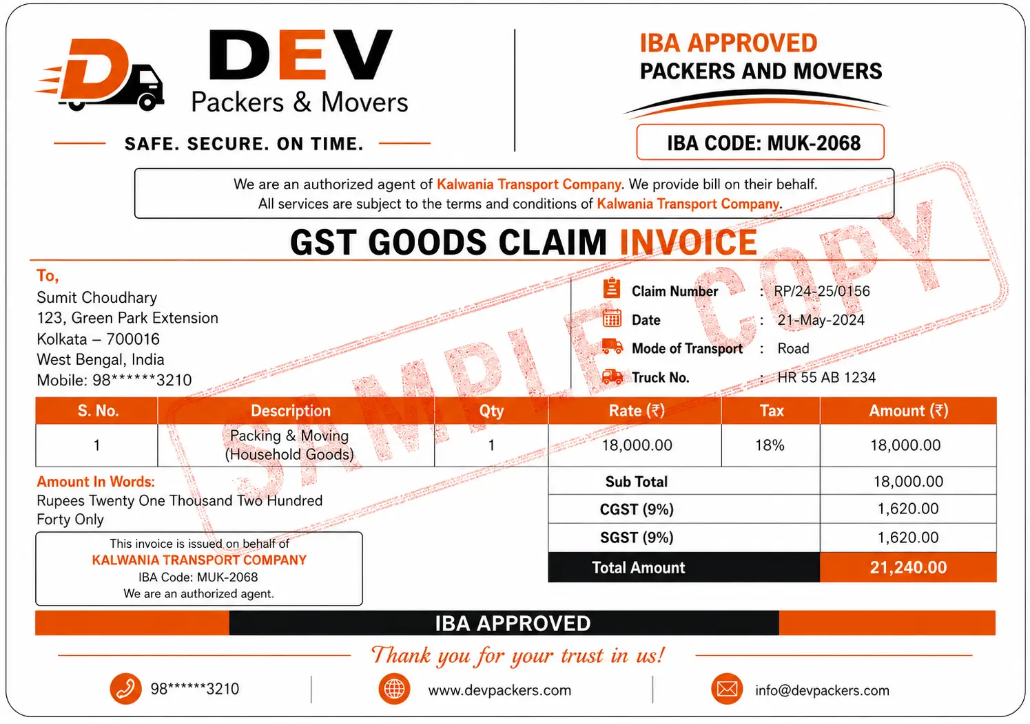 IBA Approved Packers and Movers in Nikol